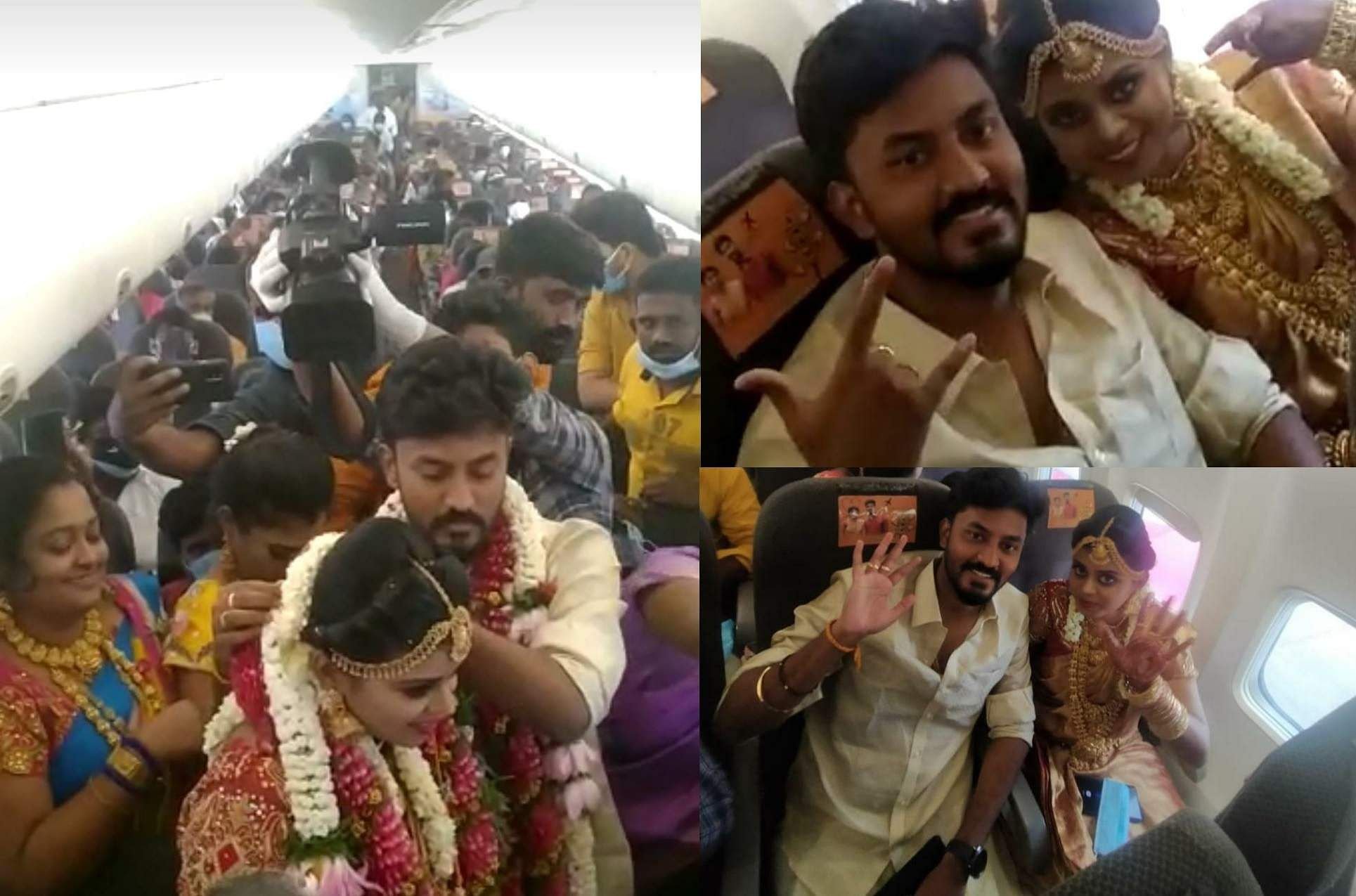  VIDEO Nuntă în avion. Un cuplu așa a evitat restricțiile pandemice