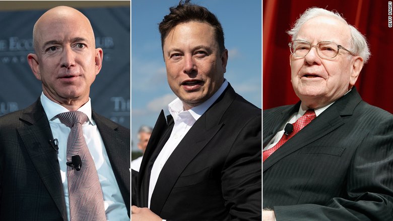  Bezos, Musk, Buffett şi alţi miliardari plătesc impozite infime faţă de averile lor