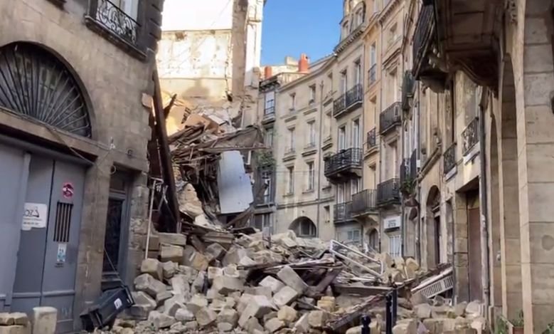  (VIDEO) Două imobile s-au prăbuşit în Bordeaux: trei victime