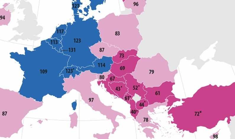  Harta puterii de cumpărare: românii, peste unguri, greci, croaţi, slovaci şi bulgari