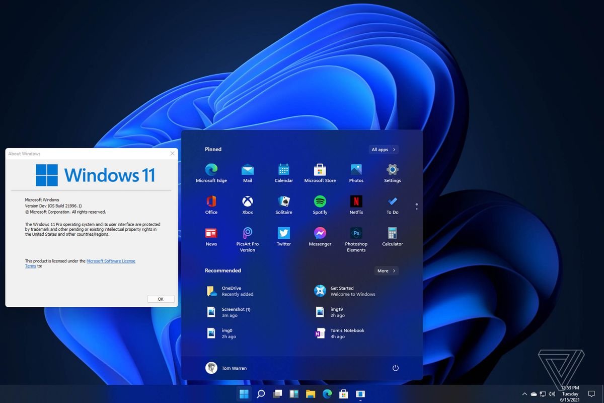 Microsoft a prezentat Windows 11, cu un design nou şi o performanţă mai bună