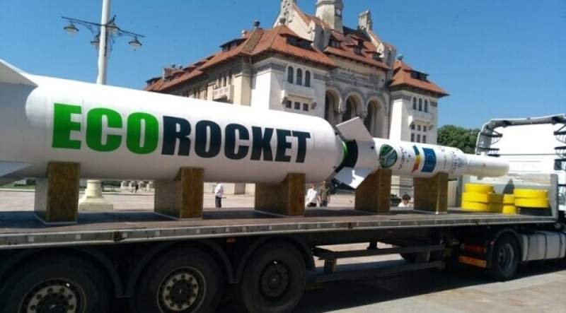  Racheta românească ce urmează să fie lansată în spațiu, expusă la Constanța