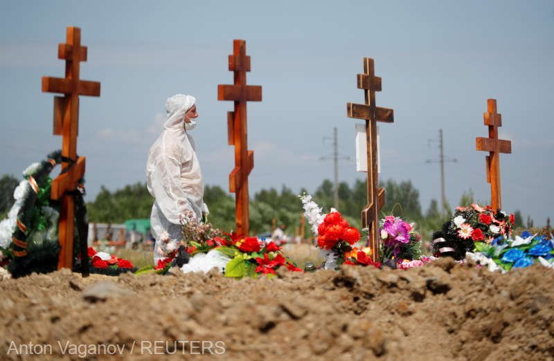  E jale în Rusia: Record de decese cauzate de COVID pentru a doua zi consecutiv