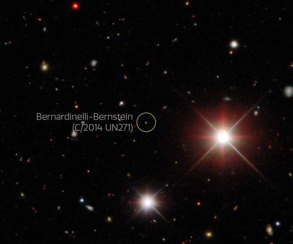  S-a descoperit poate cea mai mare cometă văzută vreodată, Bernardinelli-Bernstein