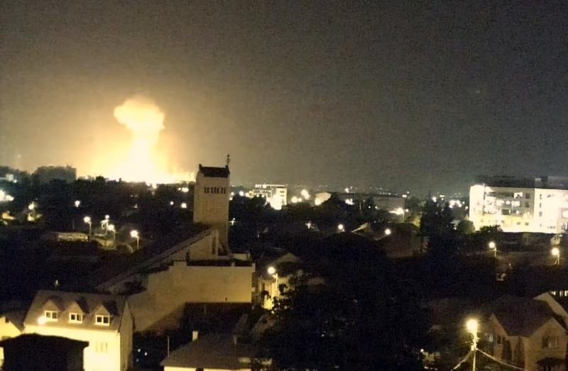  VIDEO: Momentul exploziei de la Azomureș, surprins de o cameră de supraveghere
