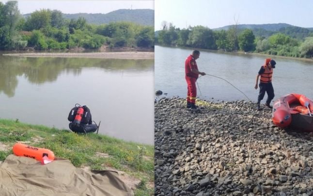  Se caută trupul unui copil în râul Mureș. Tatăl său a fost găsit înecat