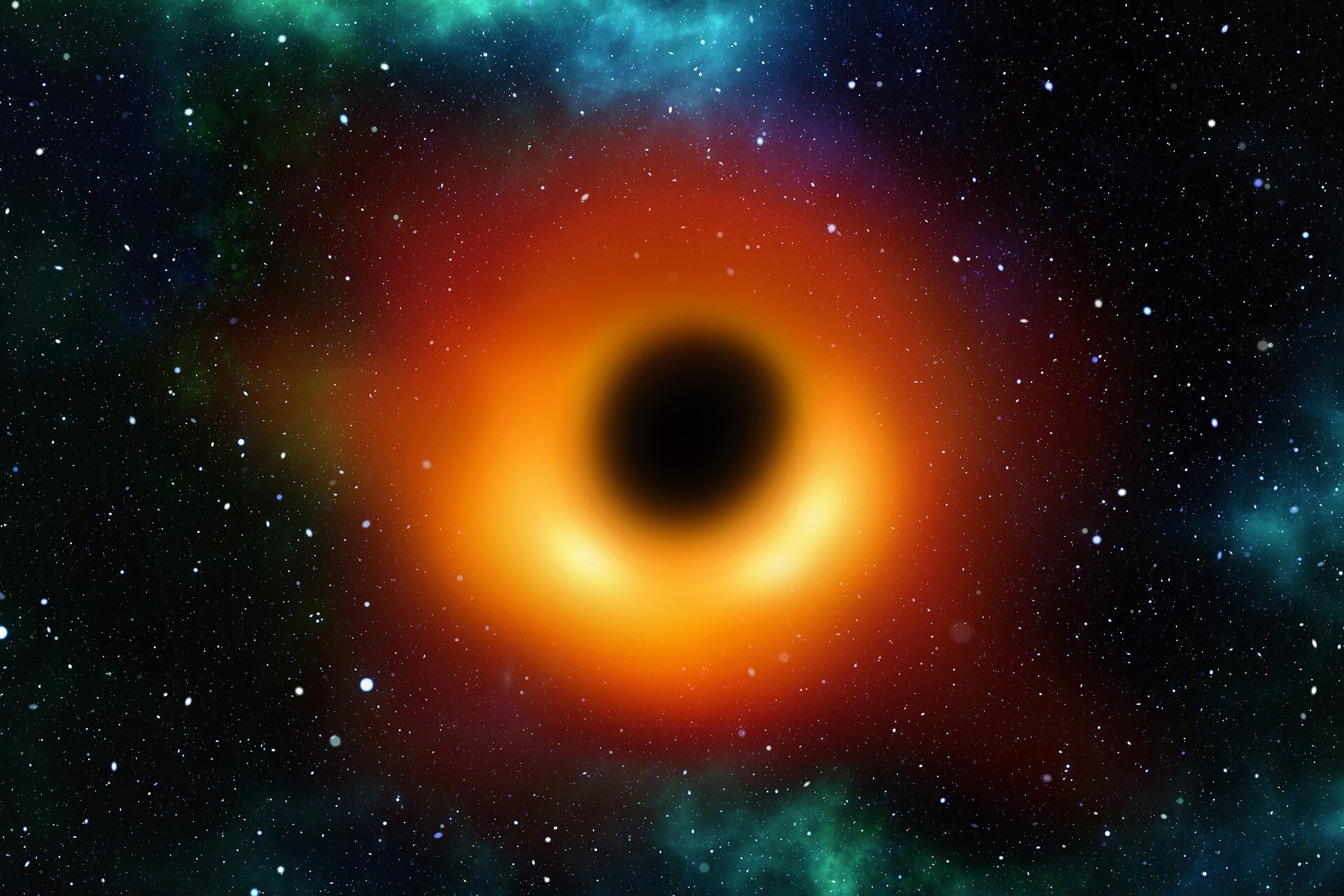  Astronomii au detectat, pentru prima dată, lumină în spatele unei găuri negre