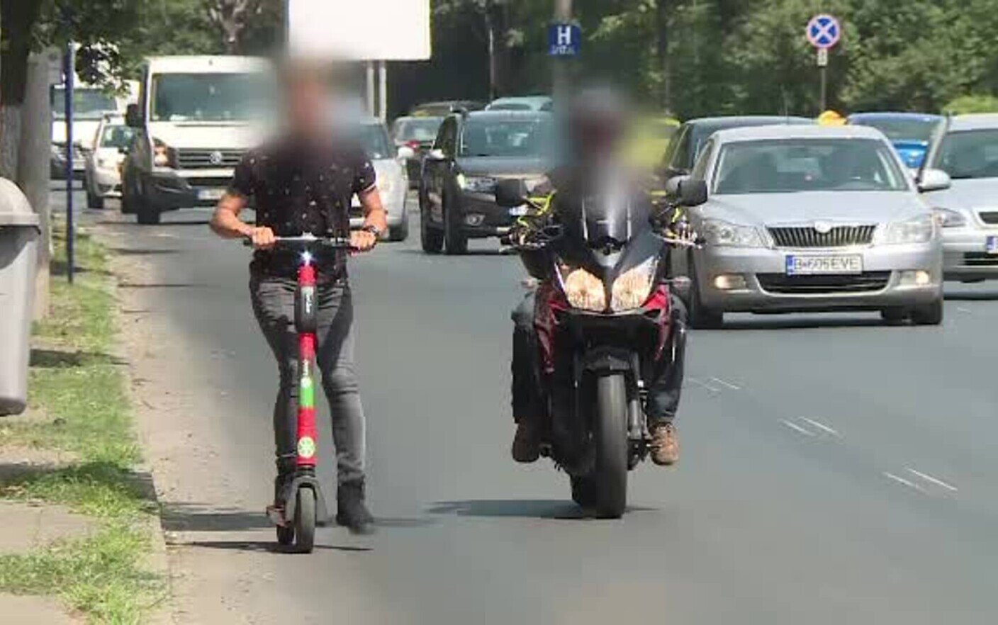  Cine este motociclistul care a omorăt un bărbat care circula cu trotineta în București