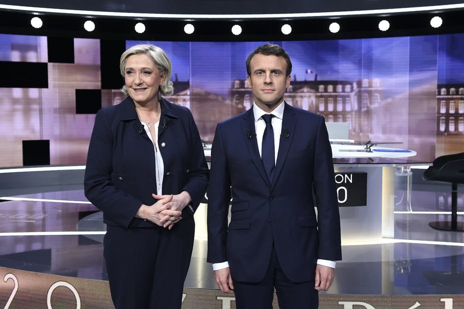  Sondaj: Macron o devansează uşor pe Le Pen în primul tur al alegerilor prezidenţiale