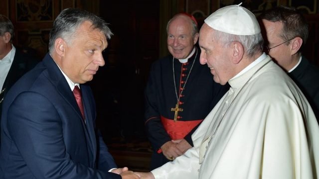  Papa Francisc s-a întâlnit la Budapesta cu prim-ministrul Viktor Orban