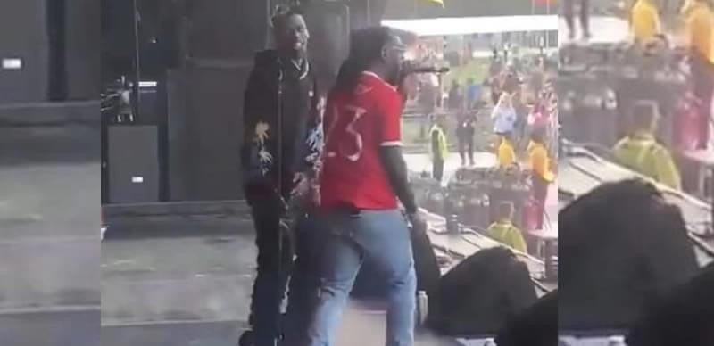  Paul Pogba, pe scenă cu rapperul Burna Boy la un festival din Manchester