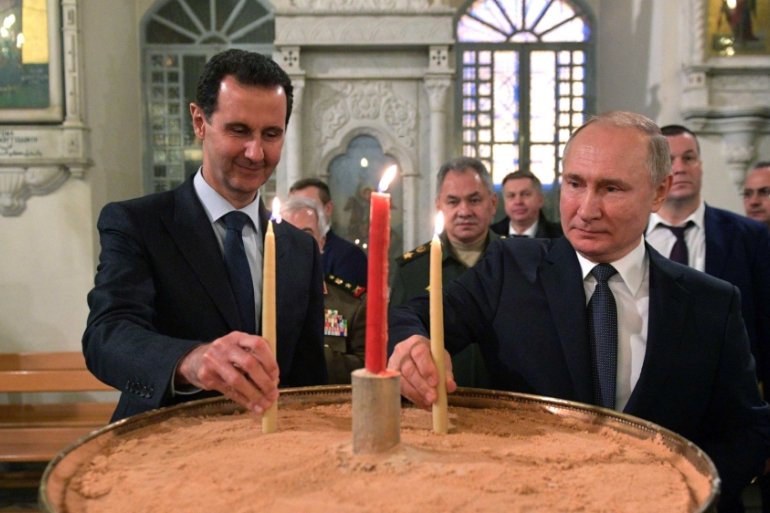  Vladimir Putin critică în mod ipocrit prezenţa unor forţe străine în Siria