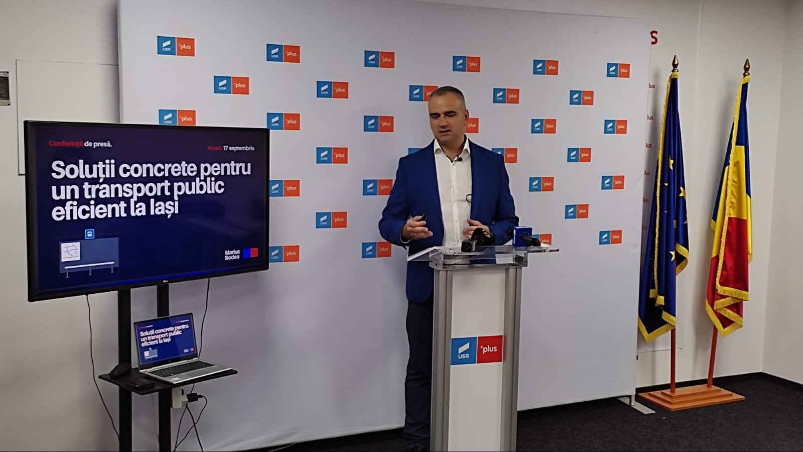  LIVE – Senatorul Marius Bodea susţine o conferinţă de presă pe tema transportului public