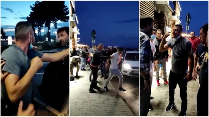  VIDEO Bătaie ca-n Vestul sălbatic pe Aeroportul Suceava. Nici urmă de polițiști cât timp s-au împărțit pumni