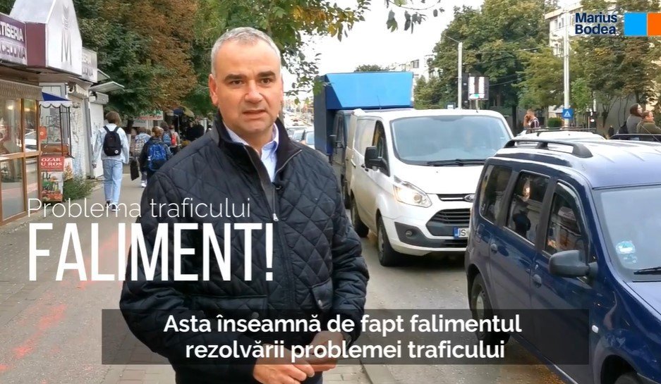  VIDEO – Experiment al senatorului Bodea: mers pe jos versus masină şi tramvai din CUG în Podu Roş