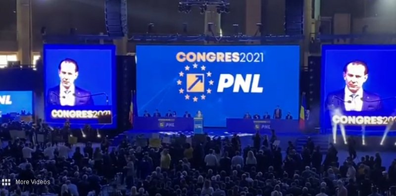  VIDEO Cîțu, împiedicat de susținătorii pro-Orban să-și țină discursul. Este huiduit
