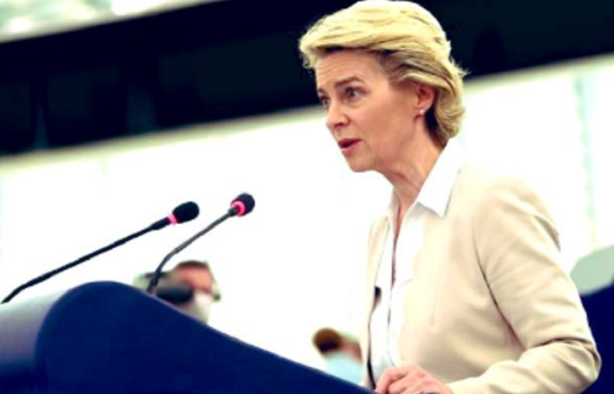  Preşedinta Comisiei Europene, Ursula von der Leyen, vine luni la Bucureşti
