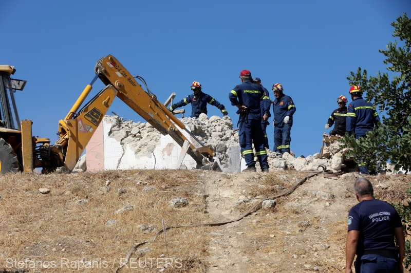  Un muncitor care lucra într-o biserică a murit în urma puternicului seism din Grecia