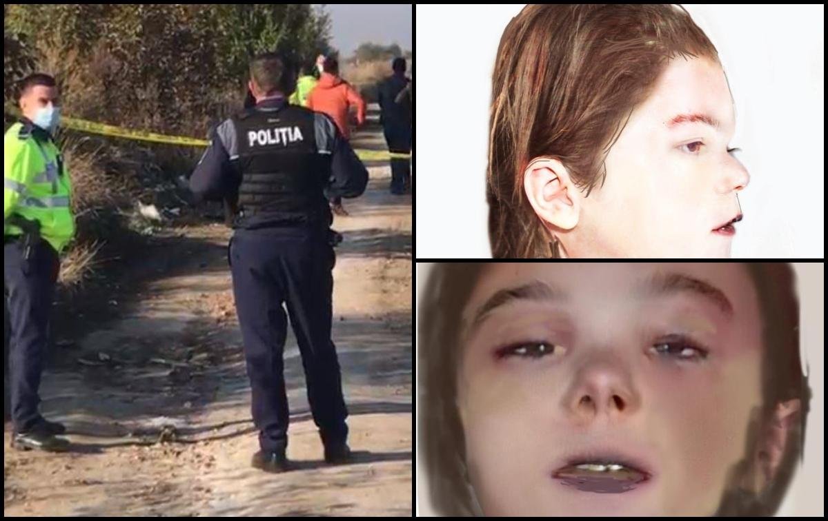  Procurorii fac publice fotografii cu faţa fetiţei găsită moartă pe un câmp