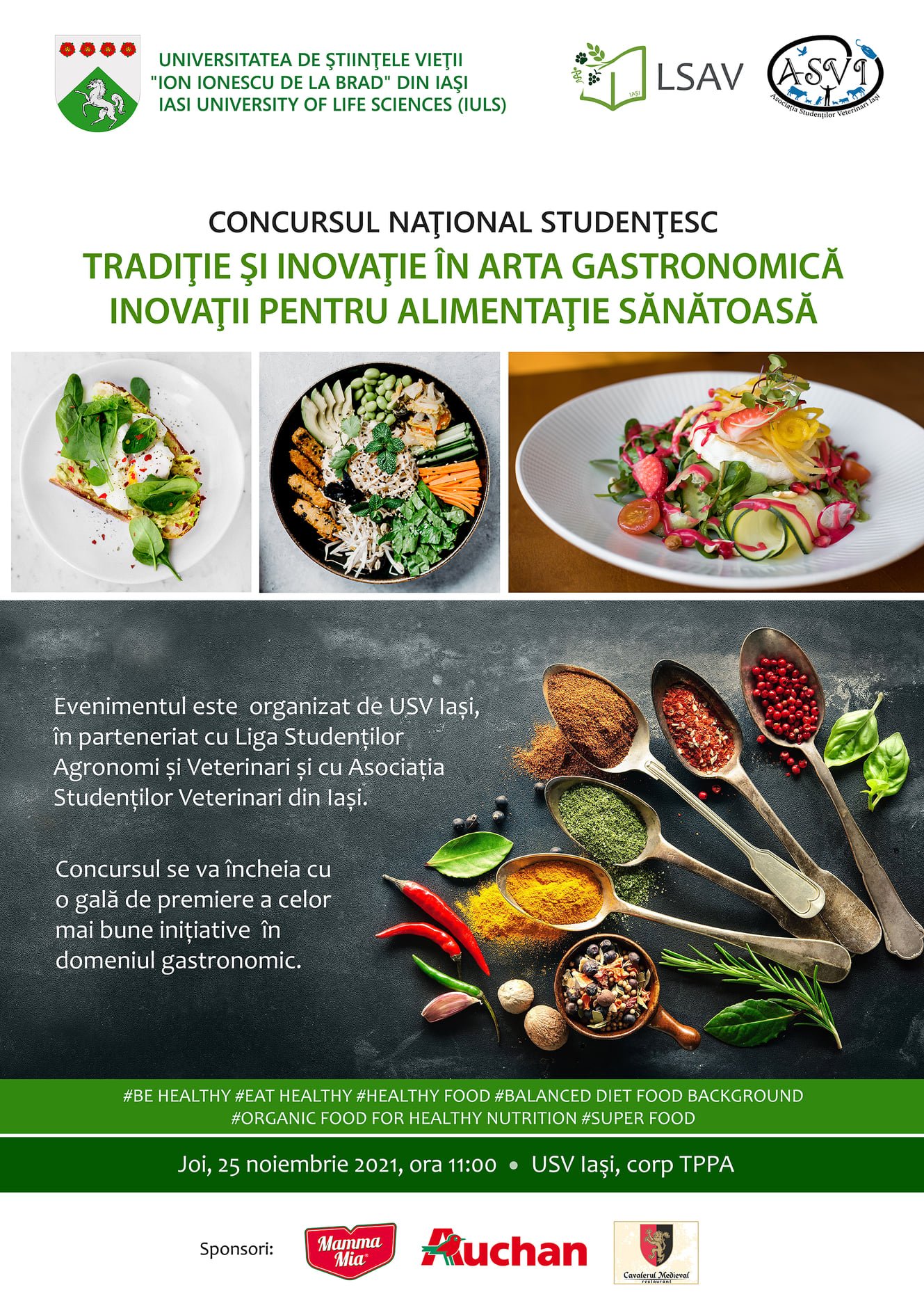  Concurs naţional de gastronomie la Agronomie, azi. Jurizare făcută de chefi notorii