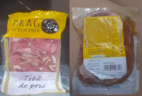  Alertă! Tobă de porc produsă la Iași, retrasă de Carrefour din cauza unei bacterii