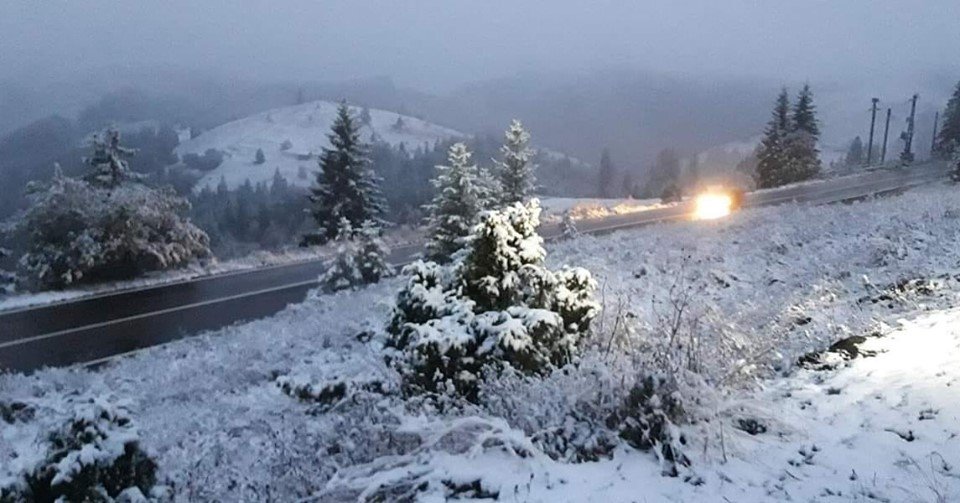 VIDEO Ninge viscolit în Suceava. Atenție la drum dacă vă deplasați în această direcție