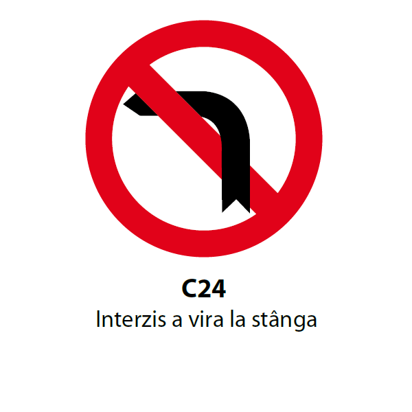  Apar indicatoare de interzicere a virajului la stânga pe multe străzi din Iași