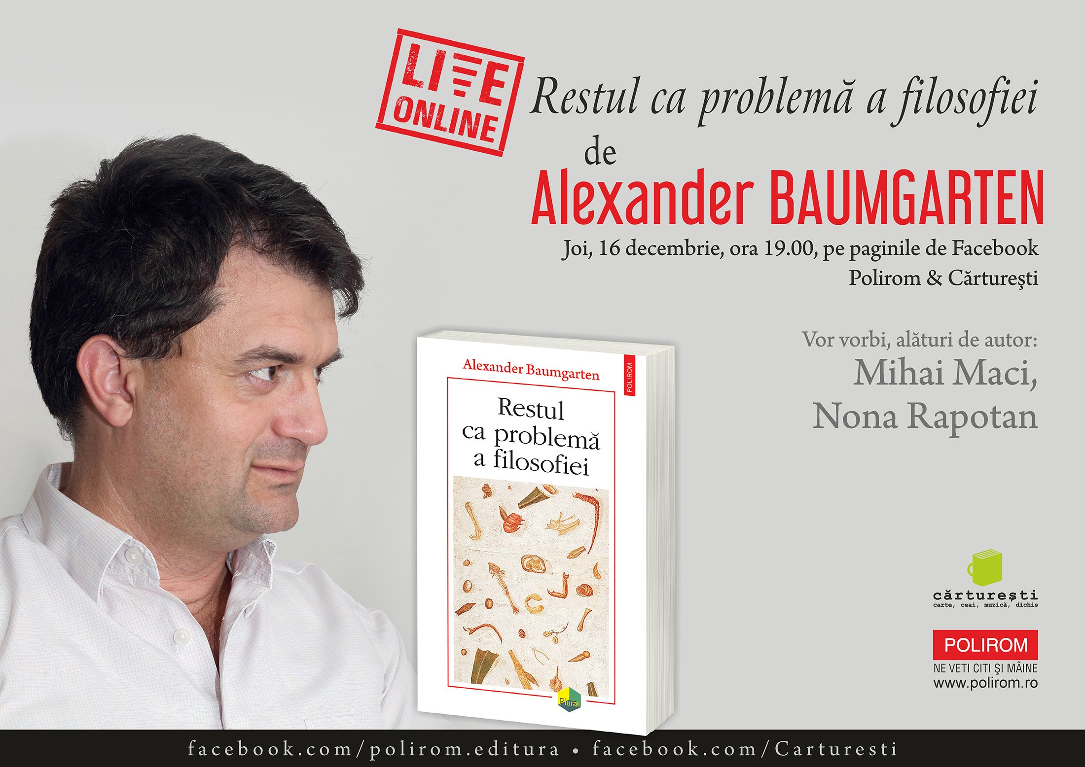  Online & live despre Restul ca problemă a filosofiei de Alexander Baumgarten
