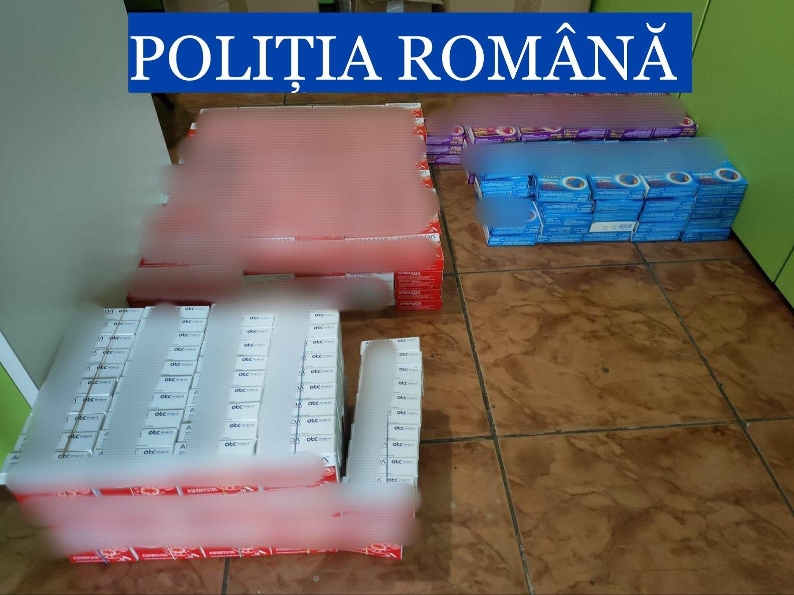  500 de cutii de Arbidol, controversat medicament anti-Covid, confiscate la Iași