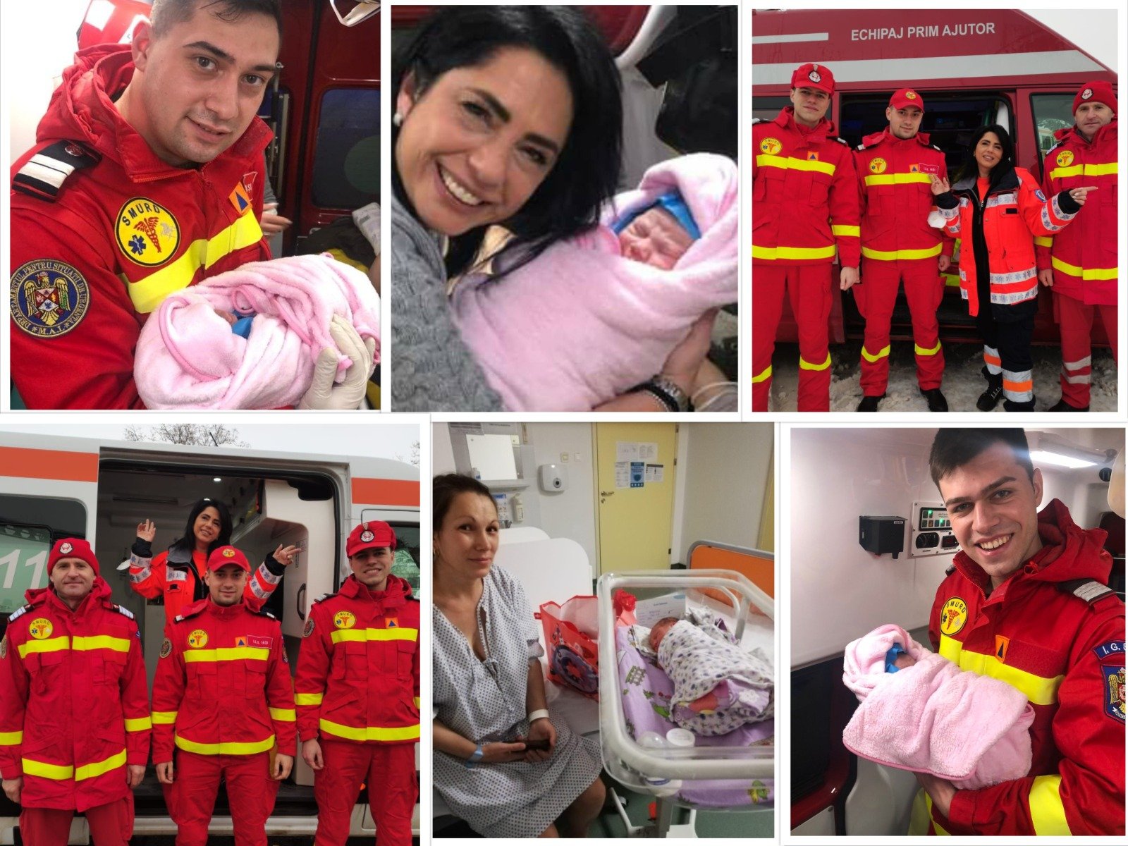  Minune de Crăciun la Iaşi: Copil născut pe drum, asistat de pompieri şi medicii de pe ambulanţă