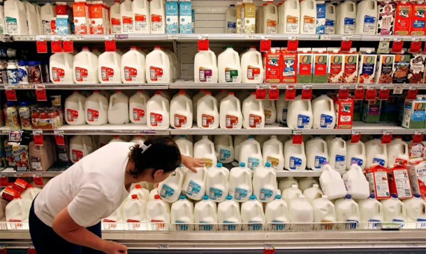  Laptele rămâne fără termen de valabilitate într-un lanț de supermarketuri