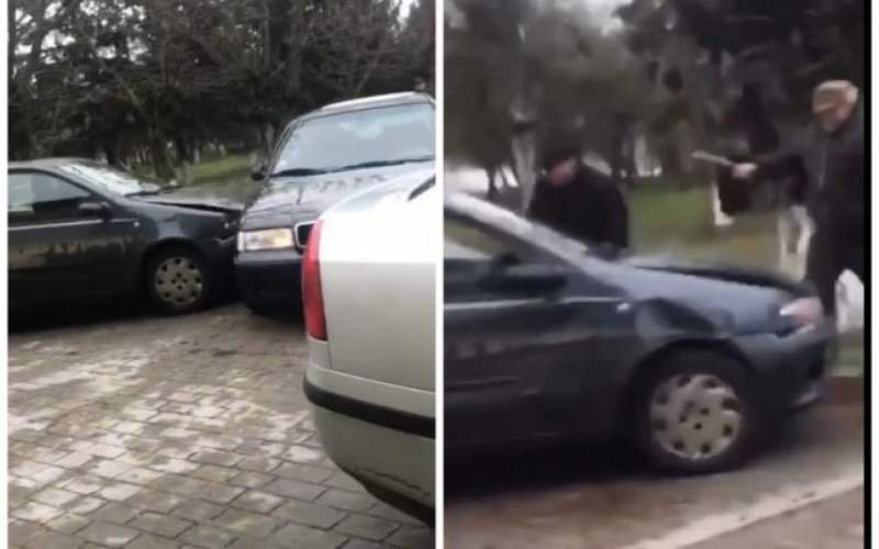  VIDEO: Răzbunare în trafic: s-a lovit intenționat de mașina unui șofer. A primit lovituri de par peste capotă
