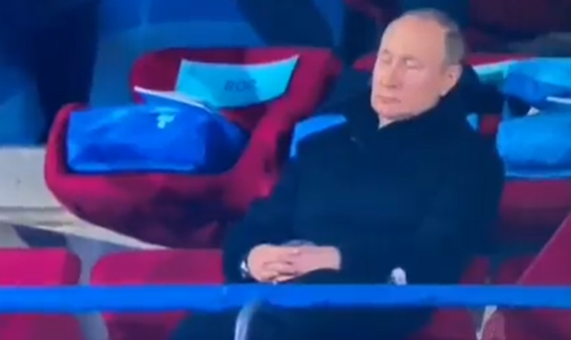  VIDEO: Doarme sau nu Putin la ceremonia de deschidere a JO Beijing?