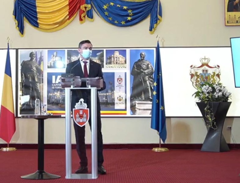  VIDEO: Primarul Mihai Chirica ține o conferință de presă despre bugetul Iașului