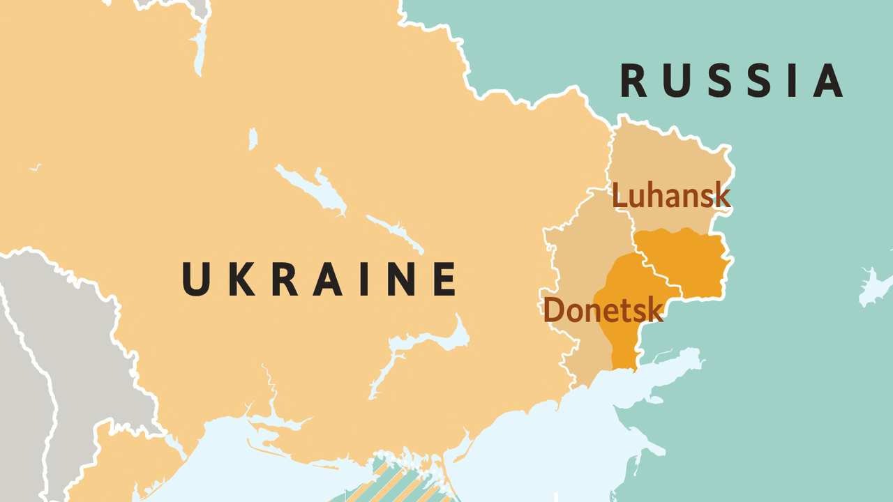  Cât costă două regiuni din Ucraina? Prima strigare