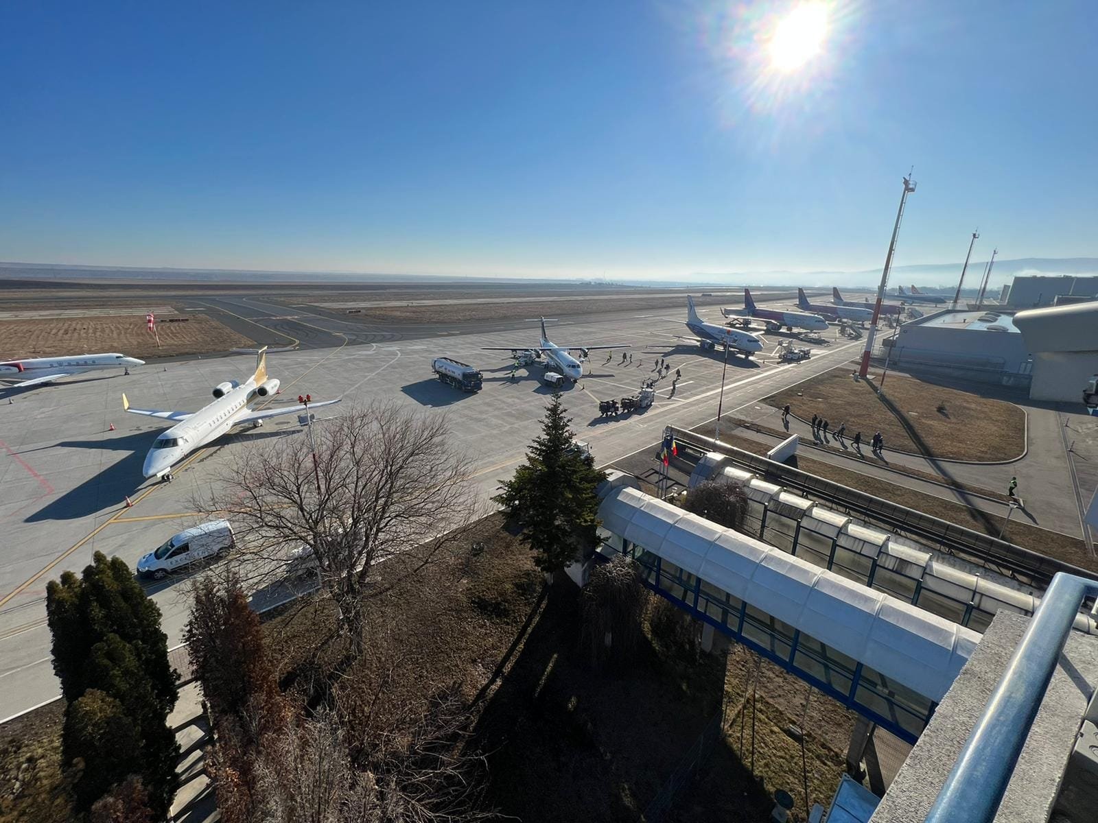  Criza ucraineană a crescut traficul pe aeroportul din Iaşi