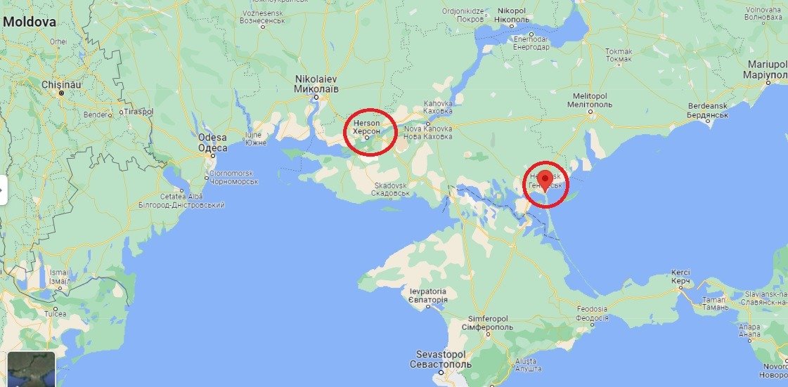 Armata rusă anunţă că a încercuit două oraşe mari în sudul Ucrainei, Herson şi Berdeansk