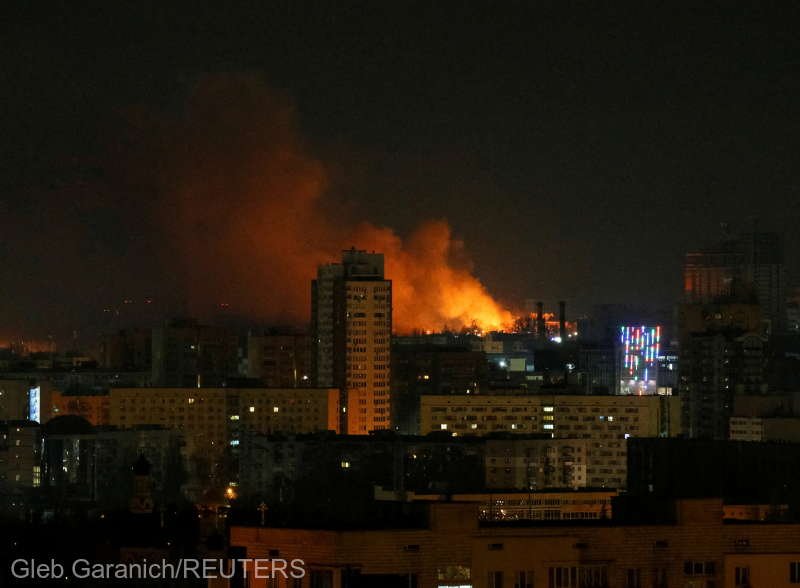  Explozii în capitala ucraineană Kiev şi în Harkov luni dimineața
