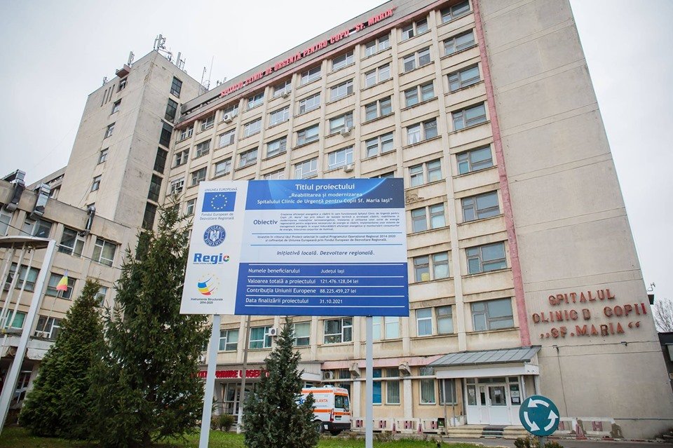 Două fetiţe din Ucraina, tratate în weekend la Spitalul de Copii
