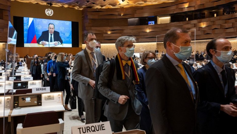  VIDEO: Rusul Lavrov, boicotat la conferința ONU. Diplomații i-au întors spatele când a început să vorbească