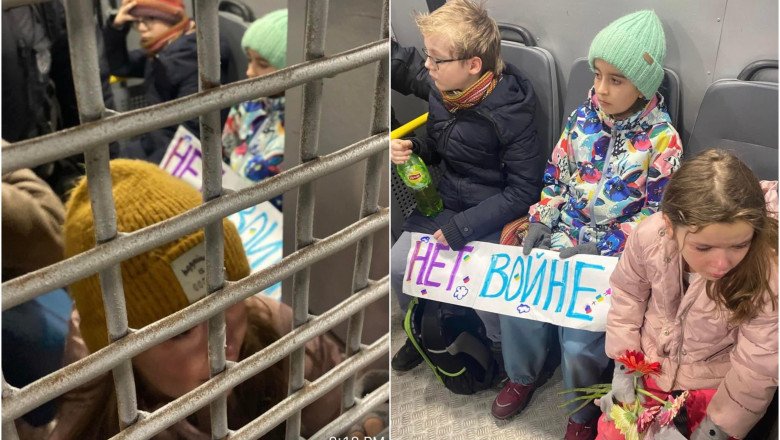  Putin ar fi arestat copii la Moscova pentru că protestau împotriva războiului