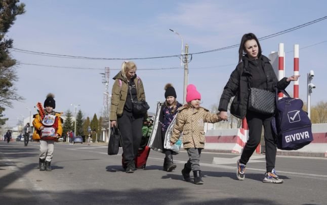  Coridor umanitar la granița cu Ucraina. Refugiații nu mai au nevoie de pașaport
