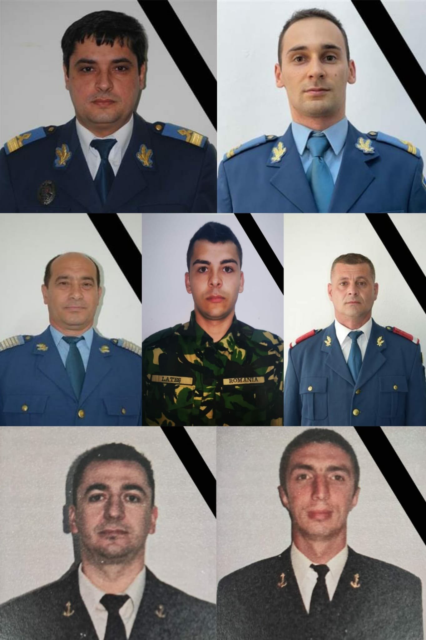  FOTO: Cine sunt cei șapte militari morți în urma prăbușirii elicopterului IAR- 330 Puma
