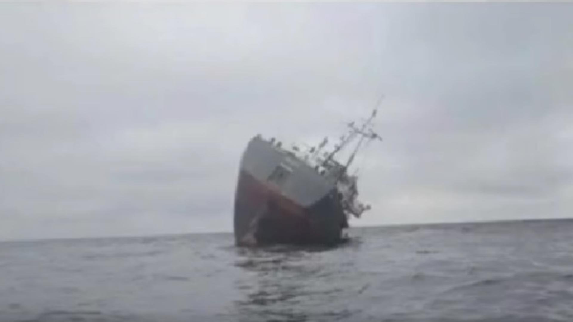  Un cargou estonian s-a scufundat lângă Odesa după o explozie