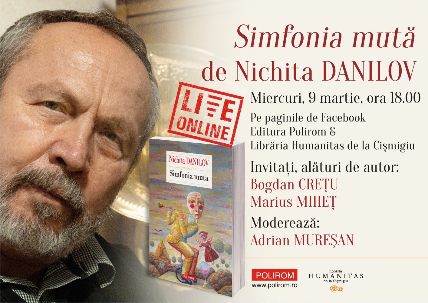  Online & live: Nichita Danilov, Simfonia mută