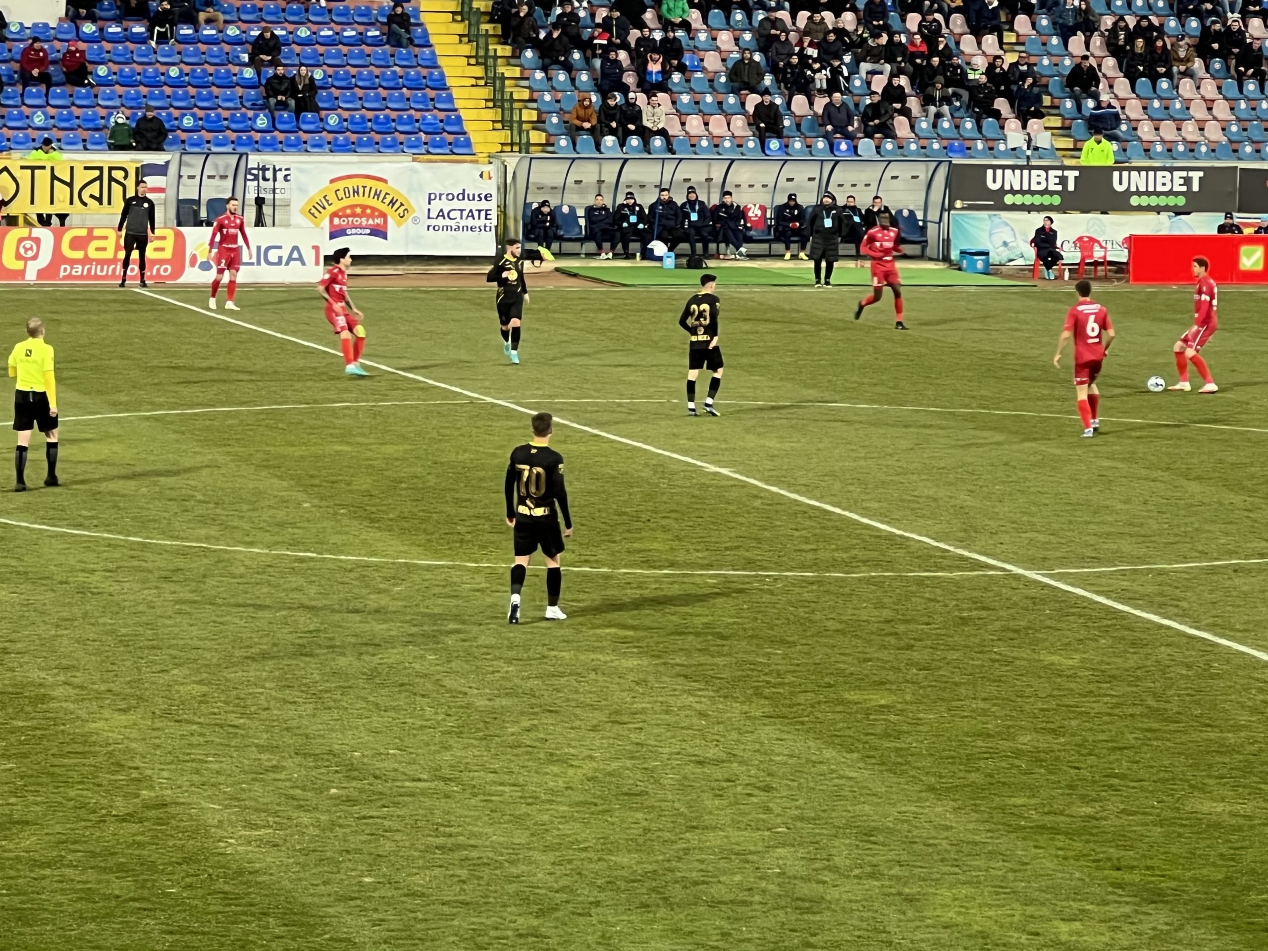  FC Botoșani, victorie clară cu Gaz Metan în prima etapă a play-out-ului Ligii 1