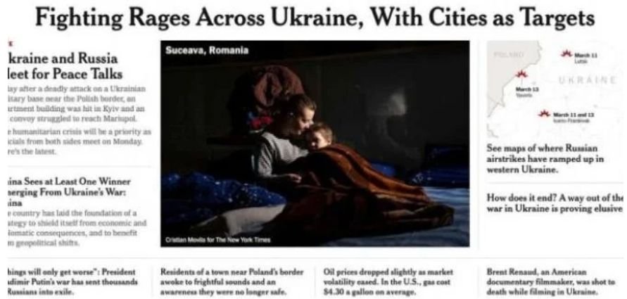  O imagine din Suceava, pe prima pagină în The New York Times. Românii, lăudaţi