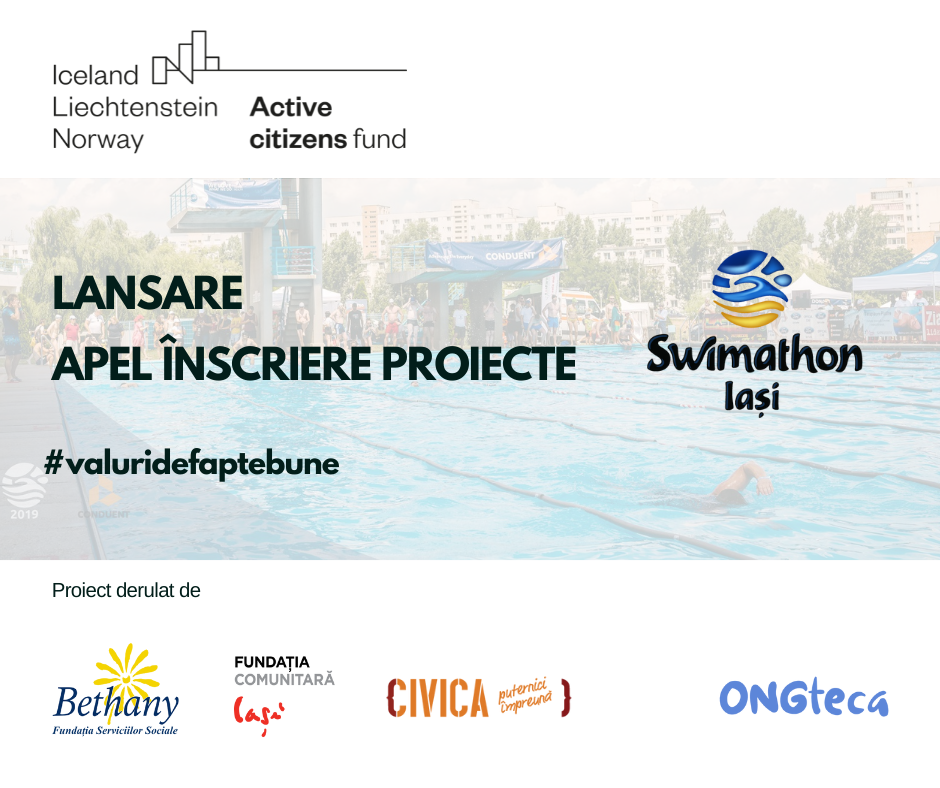  Înscrie proiectul la Swimathon Iași 2022 și activează spiritul de inițiativă al comunității