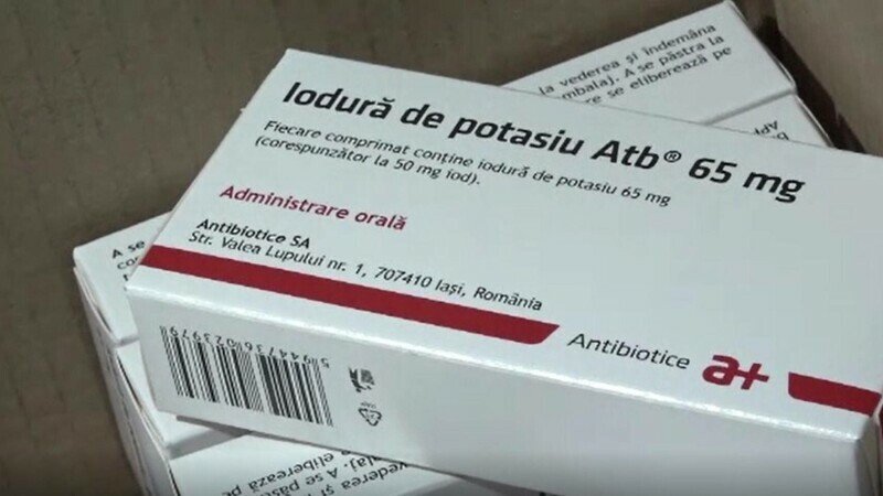  Antibiotice Iaşi: 30 de milioane de comprimate cu iodură de potasiu au plecat către toate oraşele României