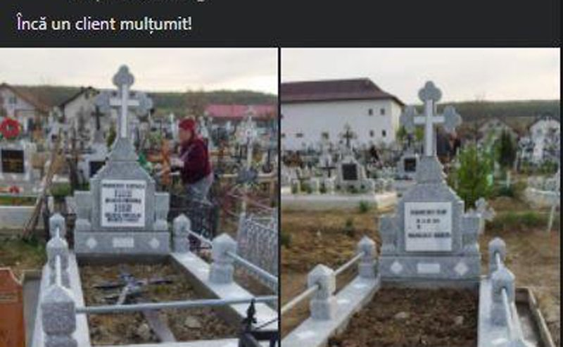  Reclamă la morminte devenită virală pe Internet